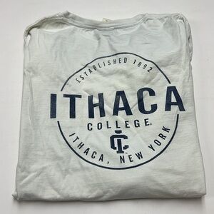 ITHACA COLLEGE Light Blue Long Sleeve With Logo on the Back